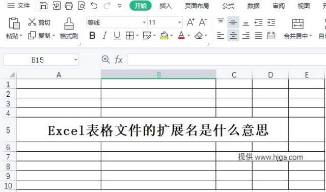 Excel表格文件的扩展名是什么意思？